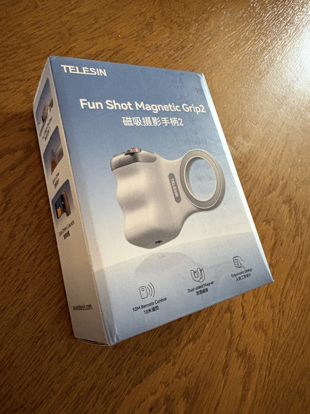   TELESIN mágneses markolat iPhone-hoz – DSLR-élmény Bluetooth exponálóval
